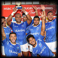 Cape Town 7s 2015 Samoa Shield Winners